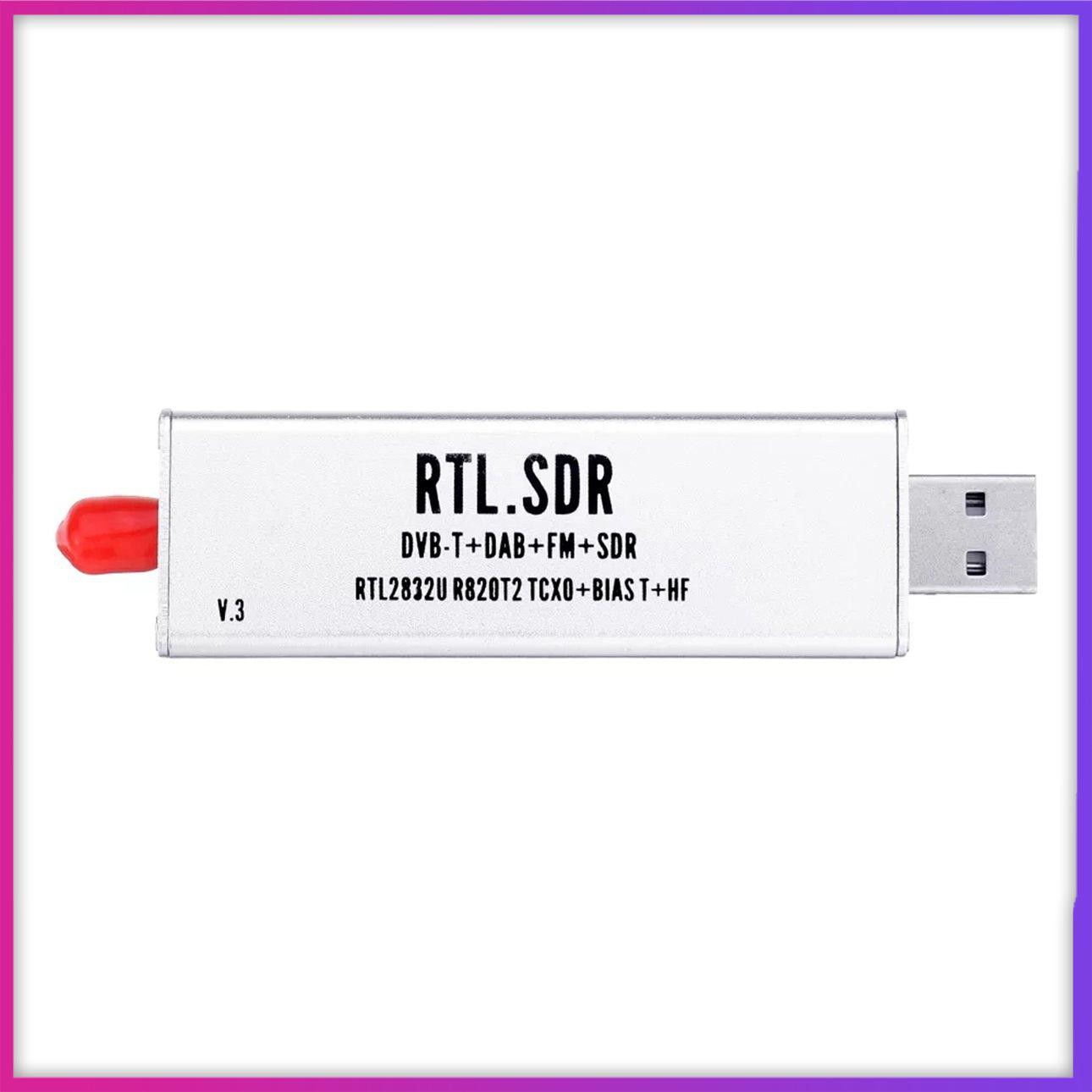 Bộ Tiếp Nhận Tín Hiệu Usb Rtl-Sdr 0.1mhz-1.7ghz Tcxo Rtl Sdr R820T2 Usb Rtl-Sdr