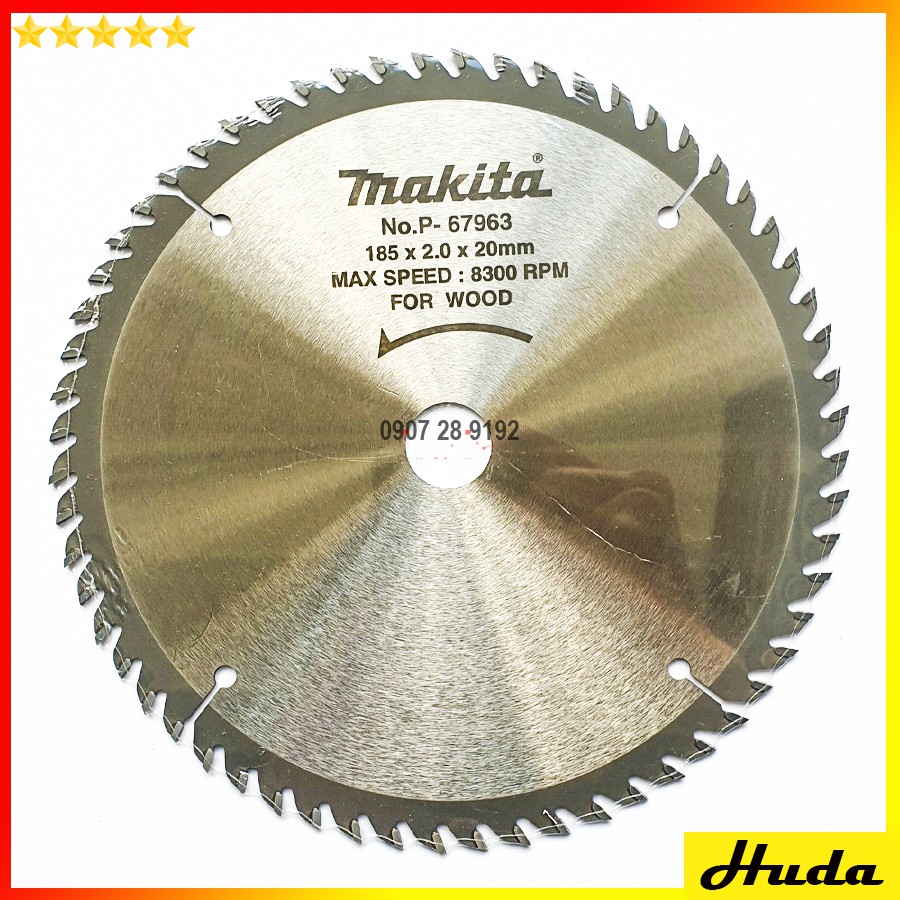 Đĩa cắt gỗ Makita 185x60T P-67963