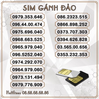 Sim Số Đẹp VIETTEL - Sim Gánh Đảo, Gói V120 - HỖ TRỢ ĐĂNG KÝ CHÍNH CHỦ
