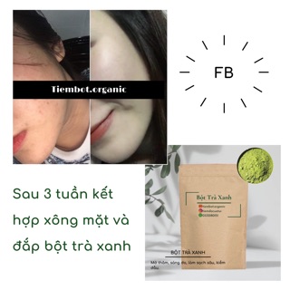 Bột Trà Xanh Nguyên Chất Sáng Da Handmade