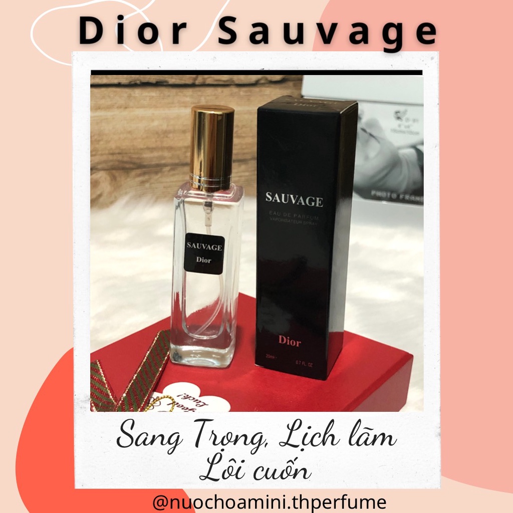 Nước Hoa Mini Nam 20ml DIOR SAUVAGE | BigBuy360 - bigbuy360.vn