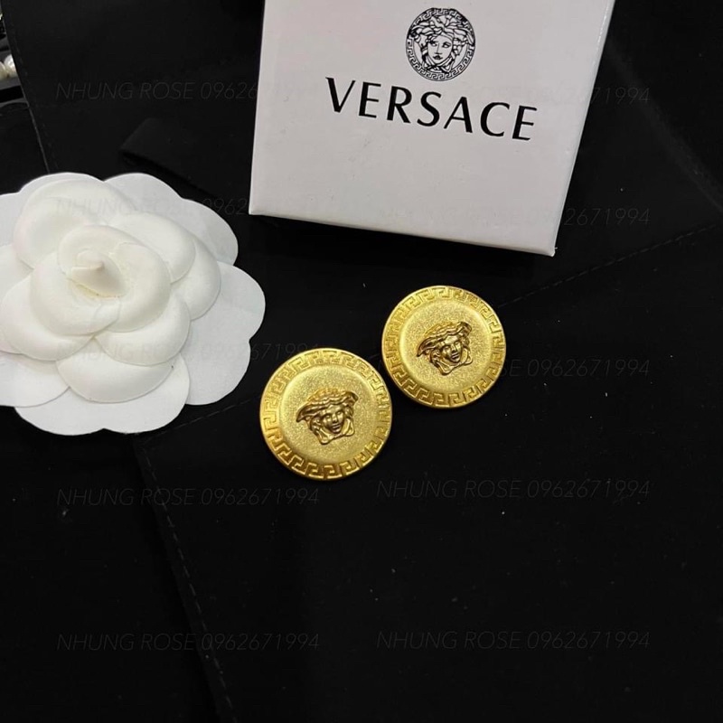 Bông tai vesec vàng phong cách sang chảnh