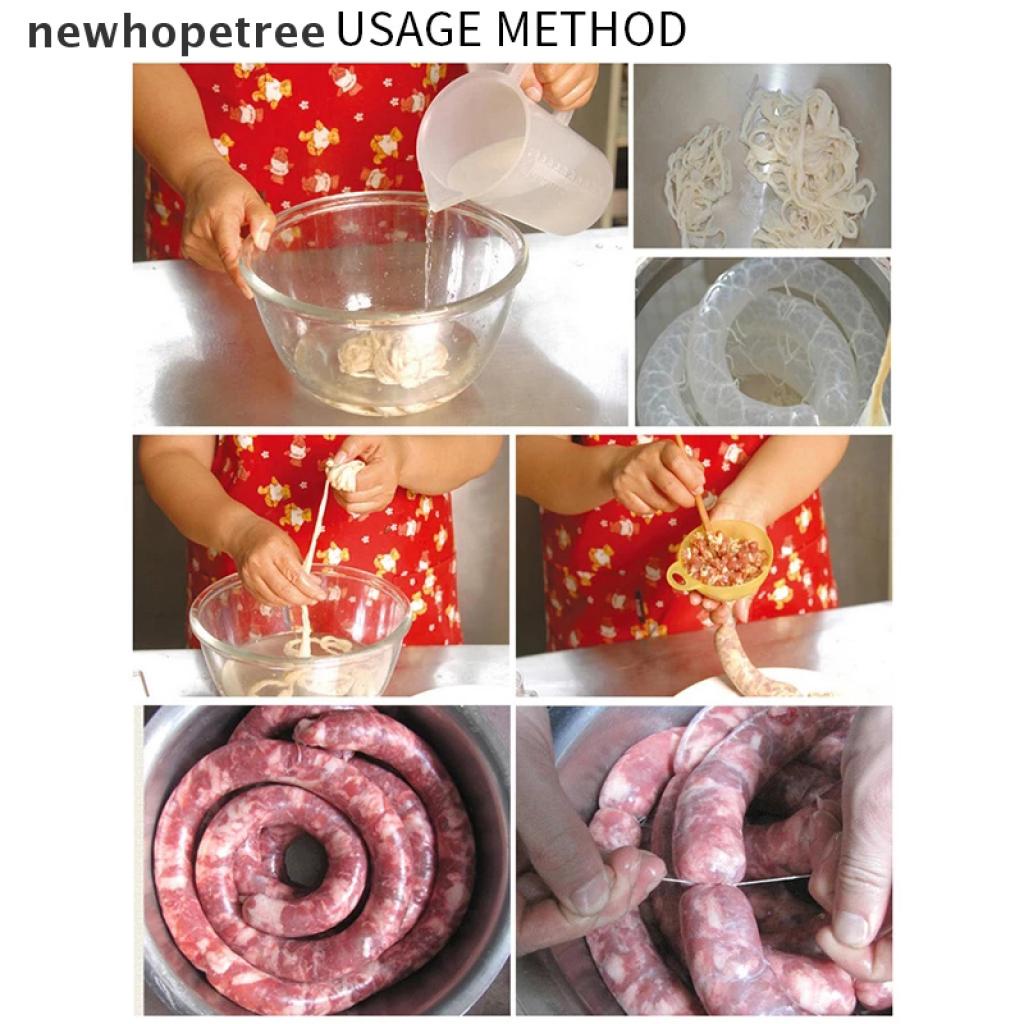 Máy Làm Xúc Xích 6M Rộng 50mm Vỏ Bằng Nhựa Cấp Thực Phẩm