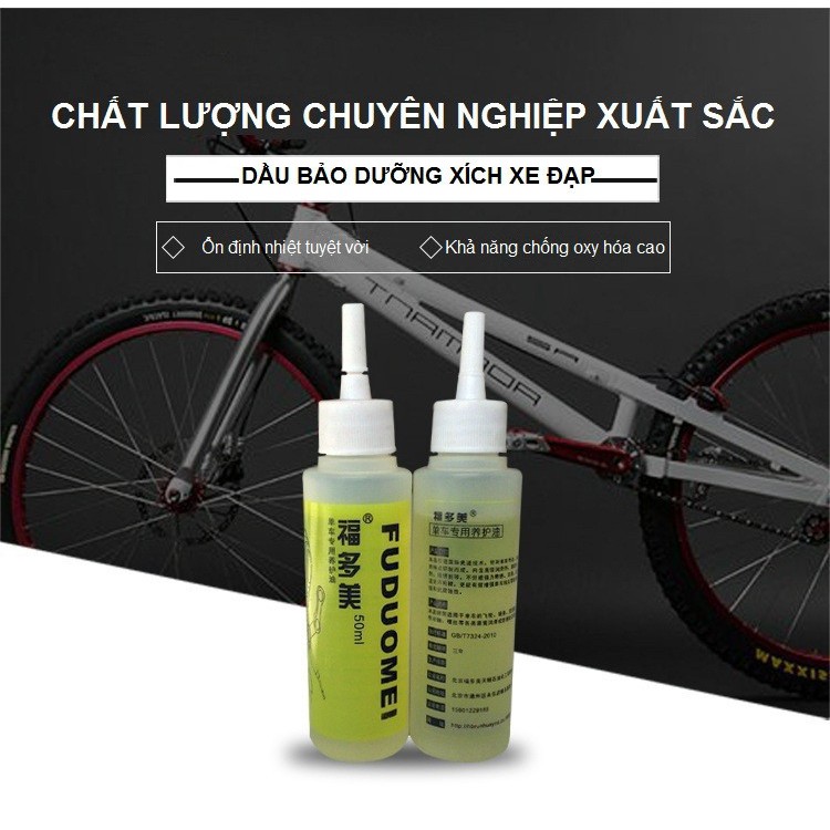 Dầu Bảo Dưỡng Tra Xích Xe Cao Cấp Fuduomei 50Ml - Dầu Tra Xích Xe Đạp