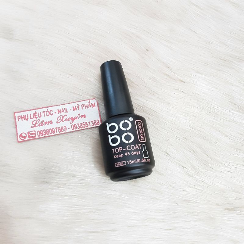 Top Bobo chính hãng 15ml bền 45 ngày chuyên dụng cho thợ nail