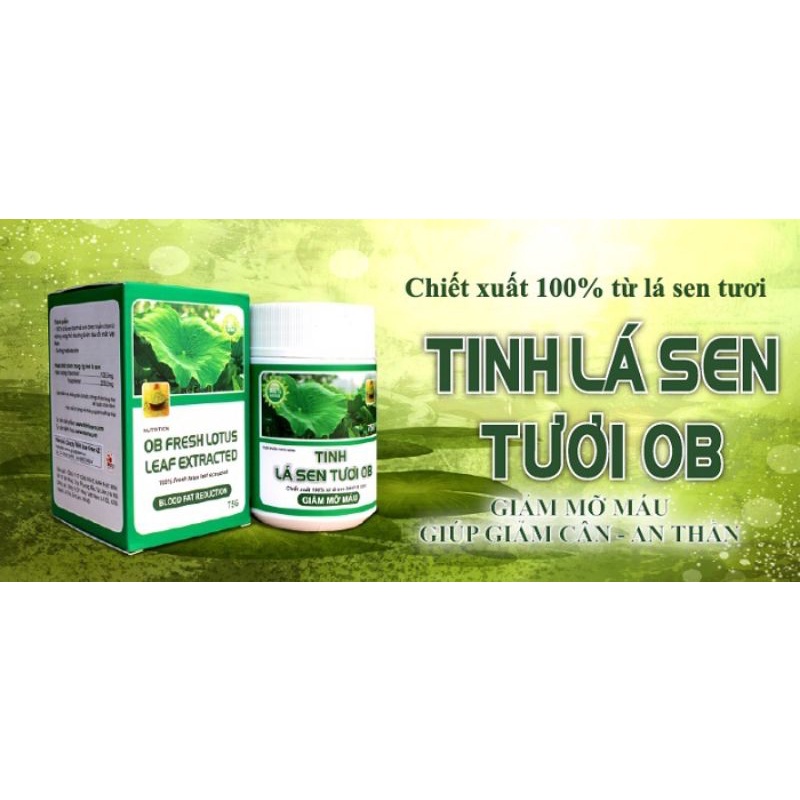 TINH LÁ SEN TƯƠI OB