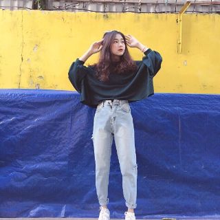 Baggy jean + Áo crt