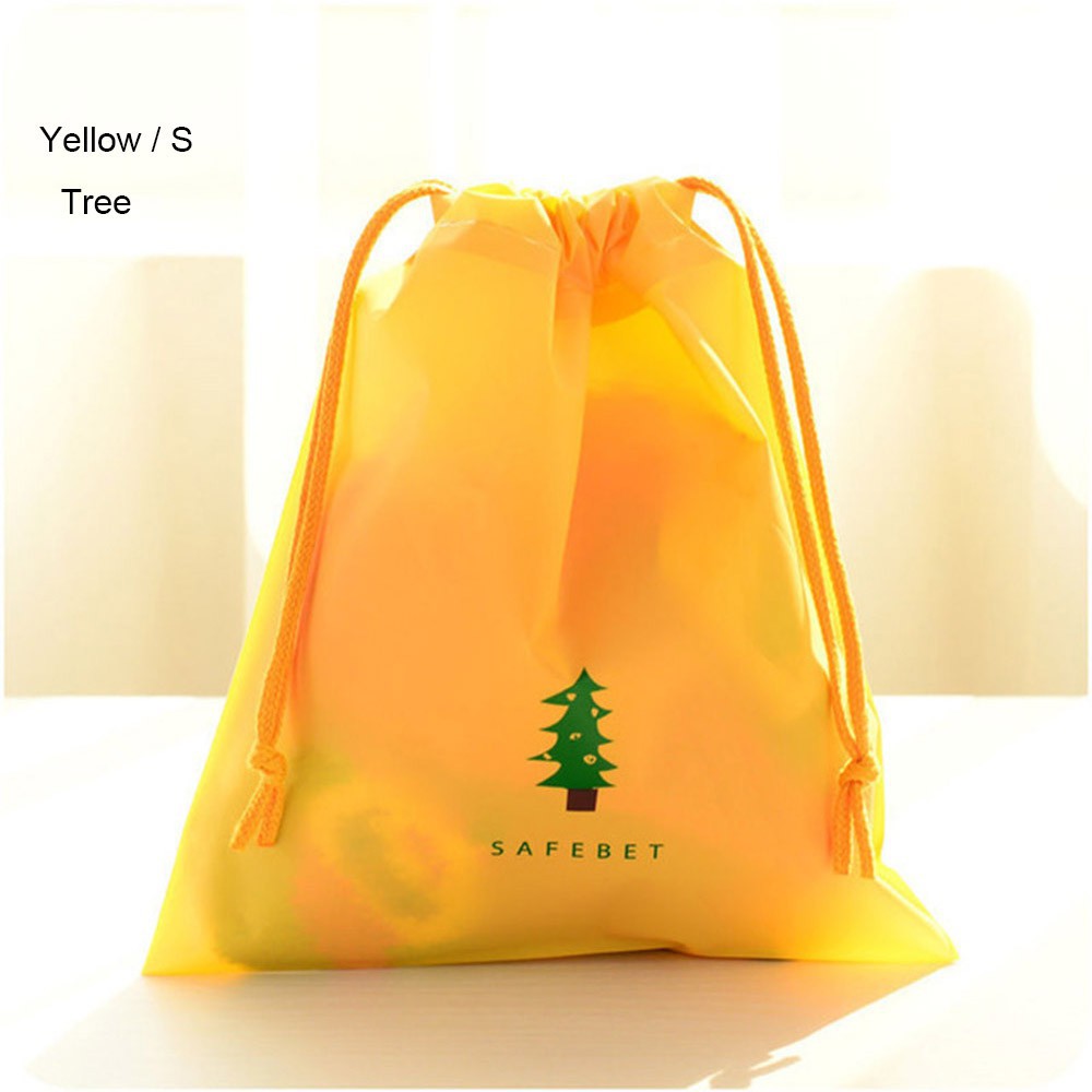 Túi du lịch, không thấm nước, đóng bằng cách kéo dây ở miệng