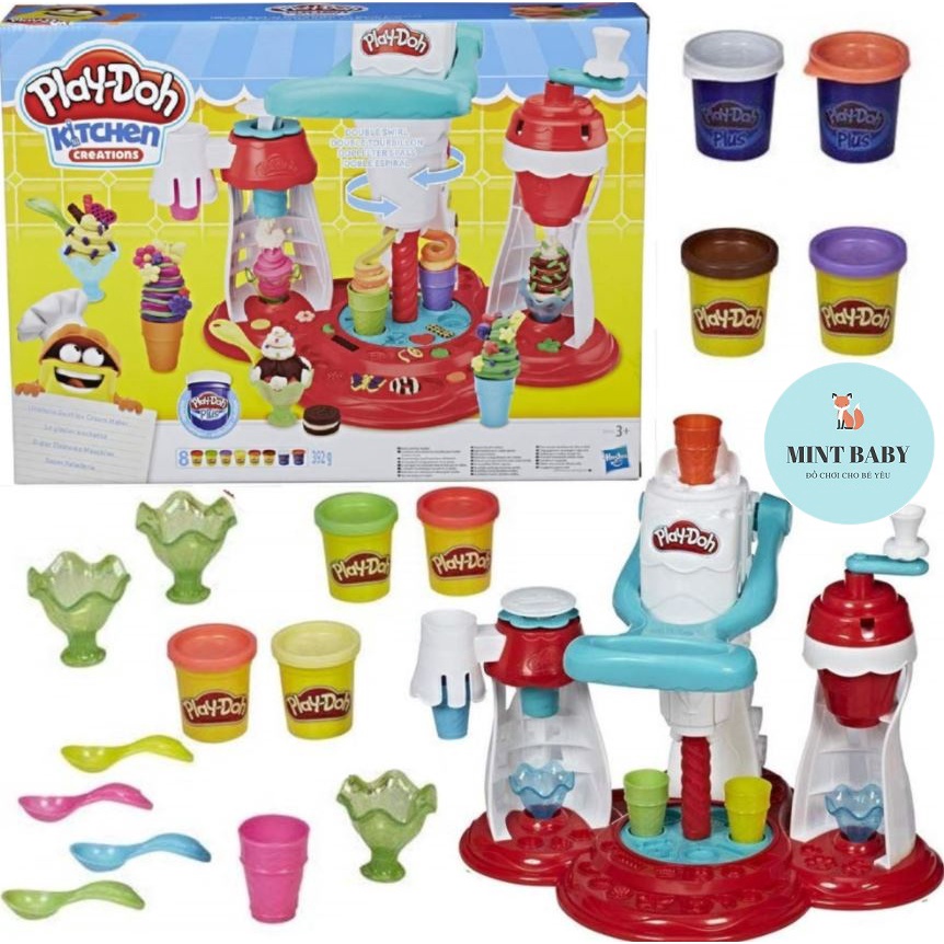 Bộ đồ chơi Hasbro đất nặn máy làm kem thần kỳ Play Doh E1935