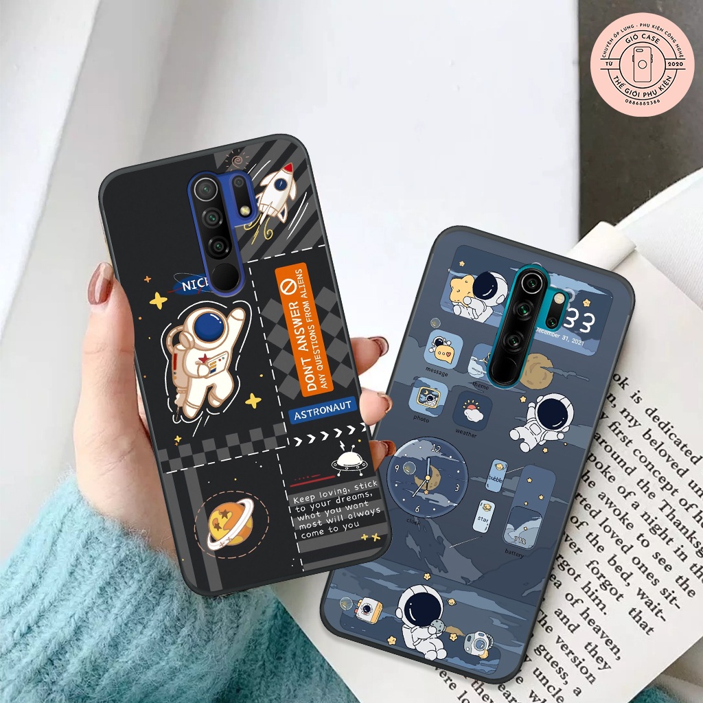 Ốp lưng Xiaomi Redmi Note 8 Pro/ Redmi 8/ Redmi 9 vũ trụ astronaut phiên bản mới, ốp bảo vệ điện thoại giá rẻ