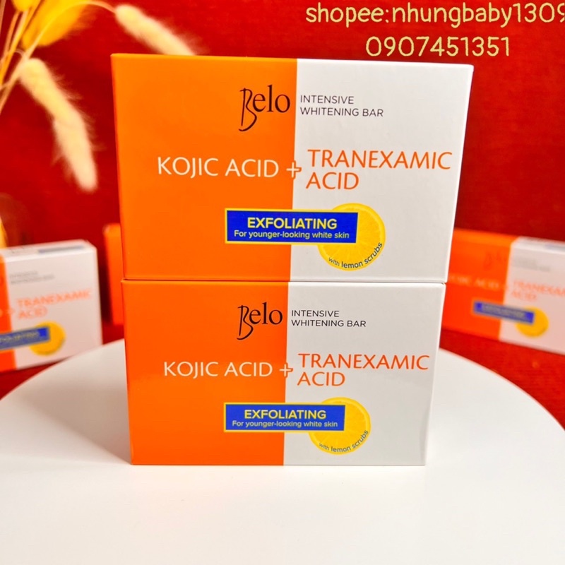 Xà phòng Kojic Belo làm sáng da mặt và body