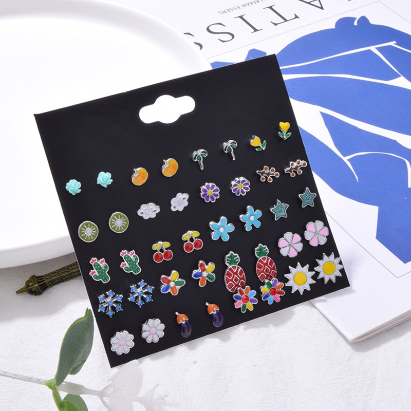 Set 20 Đôi Bông Tai Xương Rồng Dễ Thương Cho Nữ