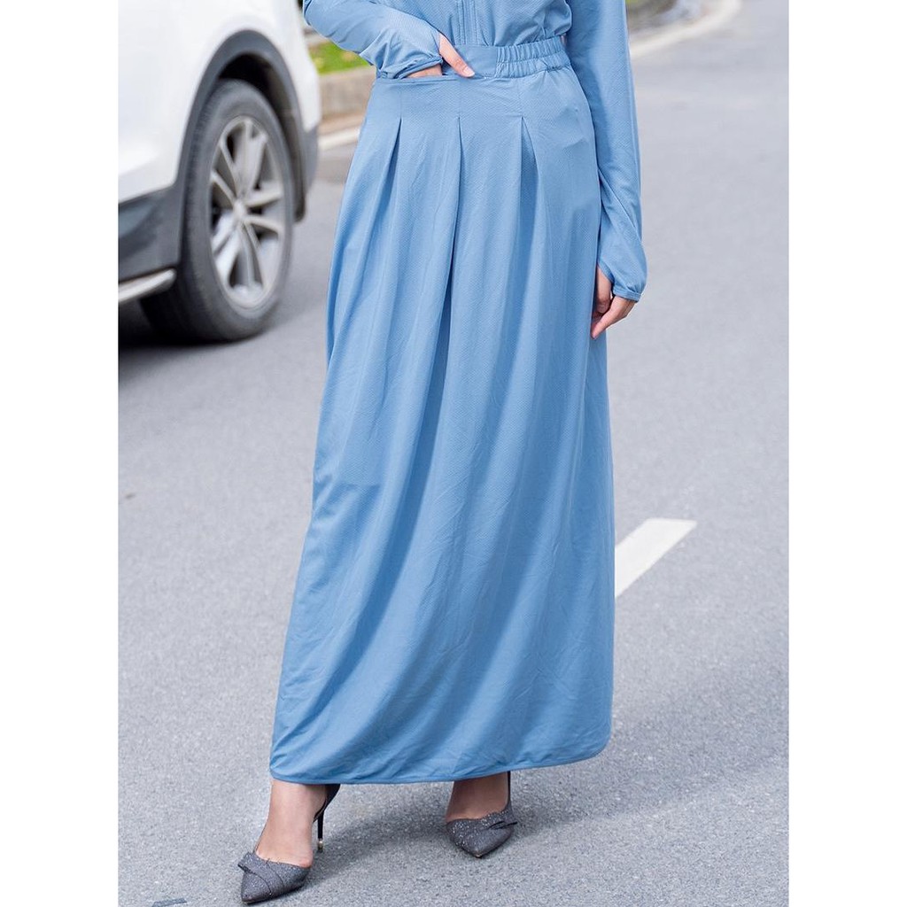 Váy Chống Nắng Nữ Cardina Nhật Bản, Chất Thun lạnh Mềm Mát, Lưới Thông Hơi, Khuy Cài Tiện Lợi