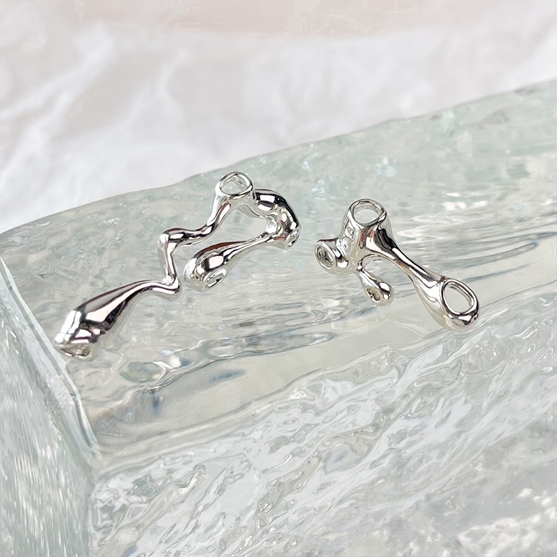 Khuyên Tai Nham Thạch Bất Đối Xứng Thiết Kế Mới Cá Tính Hợp Thời Trang