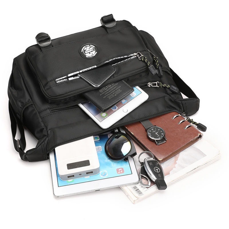 Túi Đeo Chéo Nhiều Ngăn Dung Tích Lớn 2022 Phong Cách Doanh Nhân Cho Nam