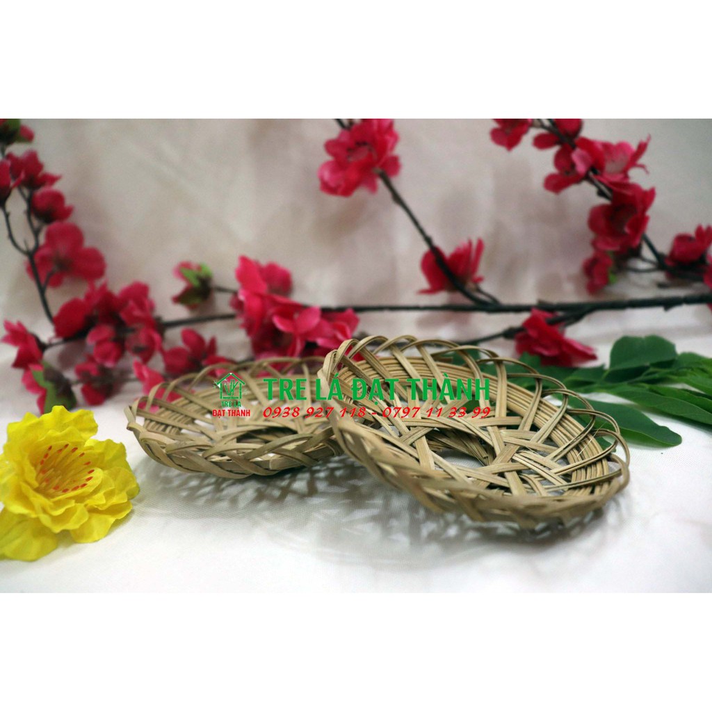 Rế tre mini dùng trang trí, chụp hình decor size nhỏ 9cm. rế niêu