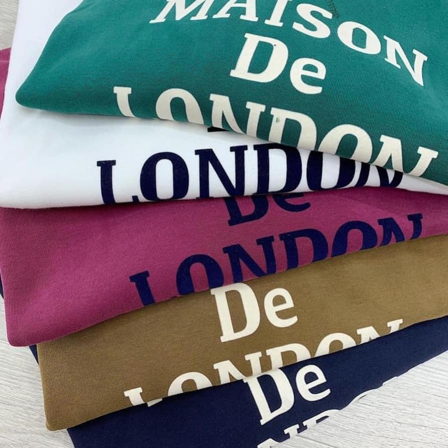 ÁO NỈ BÔNG IN CHỮ MAISON DÀY DẶN 2022