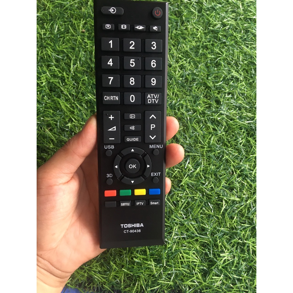 Điều Khiển TiVi TOSHIBA ngắn - Remote Tivi Toshiba CT-90436, LCD, hàng chính hãng