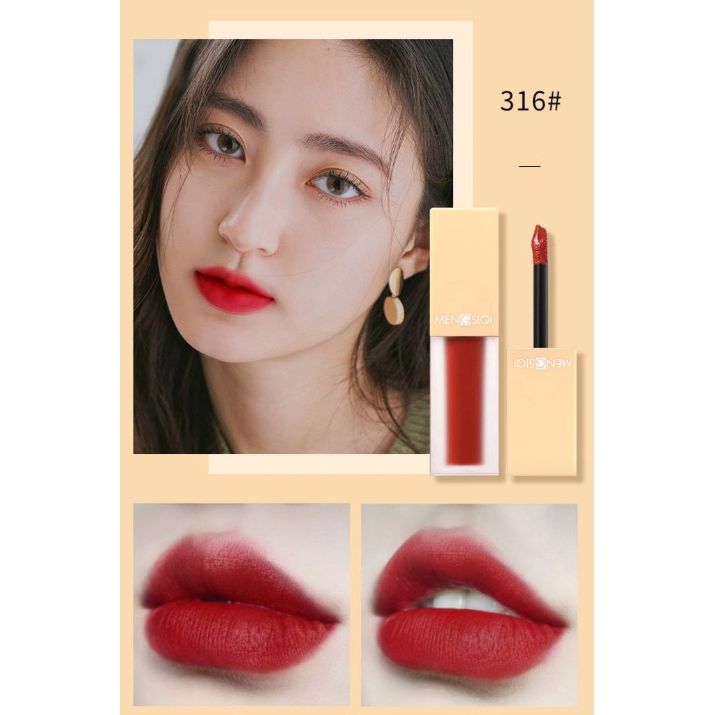 Set 5 Son Kem Lì Siêu Mịn Mengsiqi Orchid Love Matte Lip -Z194-E9T2 | Thế Giới Skin Care