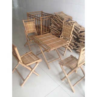 Ghế tre xếp gọn