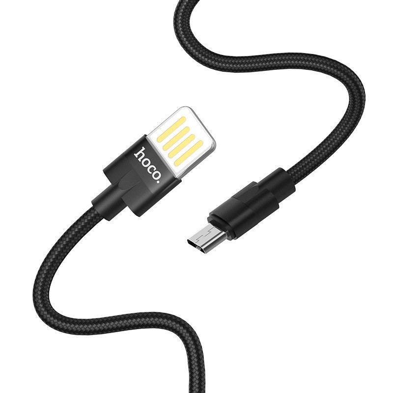 Cáp sạc nhanh Hoco U55 Micro USB dài 1.2m nguồn ra 2.4A Max dành cho Smart phone - Table