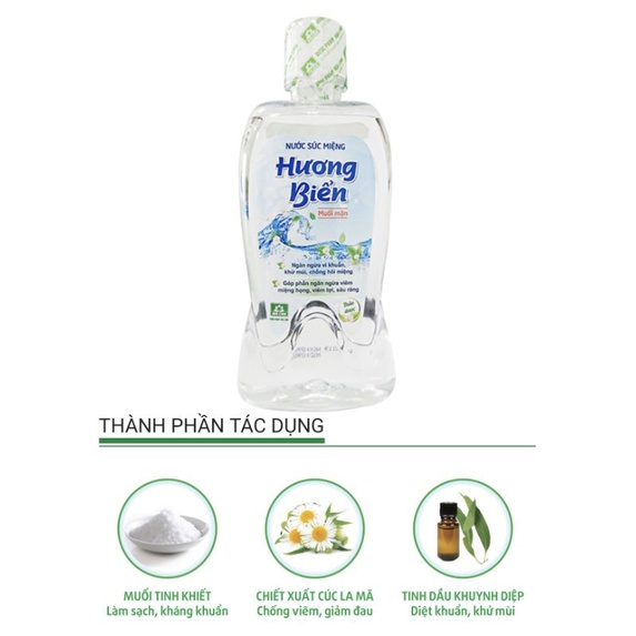 (400ml) Nước Súc Miệng Hương Biển - Dược phẩm Hoa Linh