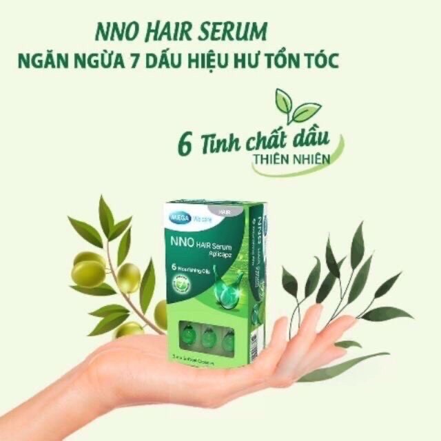 Dầu dưỡng tóc - NNO HAIR SERUM – (Hộp 3 vỉ - 15 viên)