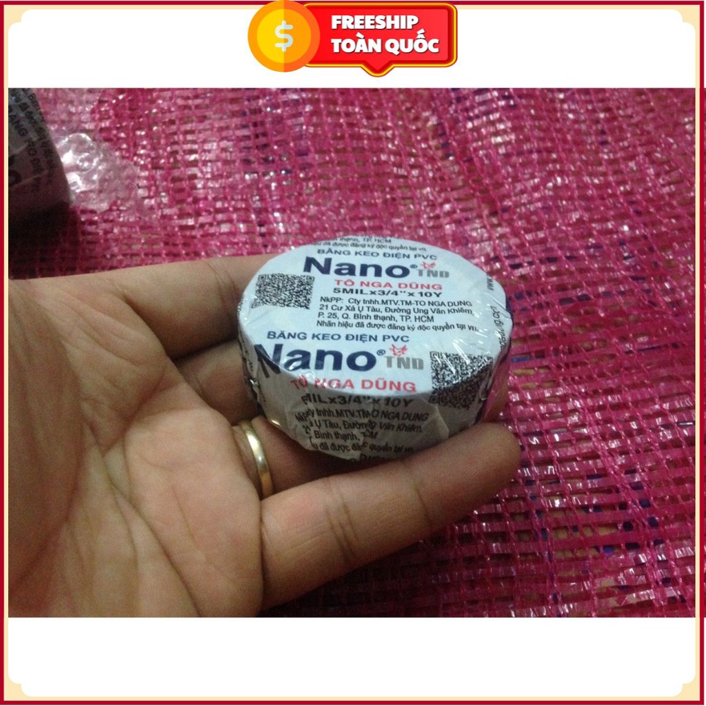BĂNG DÍNH Cách ĐIỆN Nano TH004 - Sửa Chữa Điện Gia Đình