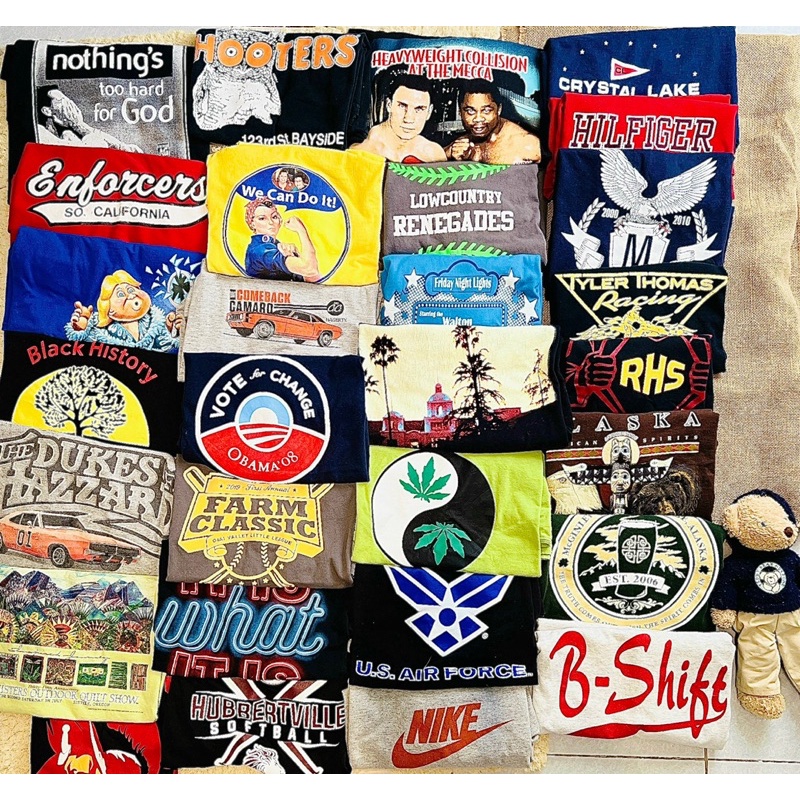 (SIZE L) Áo thun Mỹ US Secondhand loại 1 siêu rẻ (Hình chụp thật)
