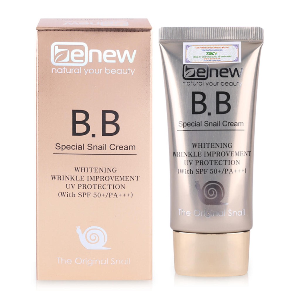 Kem Nền Chống Nhăn Và Che Khuyết Điểm BB Special Snail Cream Spf50+ Pa+++ Hàn Quốc 50ml | WebRaoVat - webraovat.net.vn