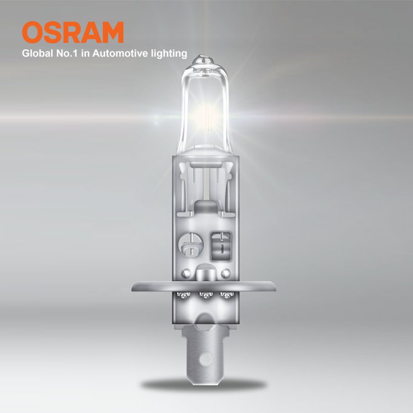 Bóng đèn halogen tăng sáng 100% OSRAM NIGHT BREAKER SILVER H1 12v 55w