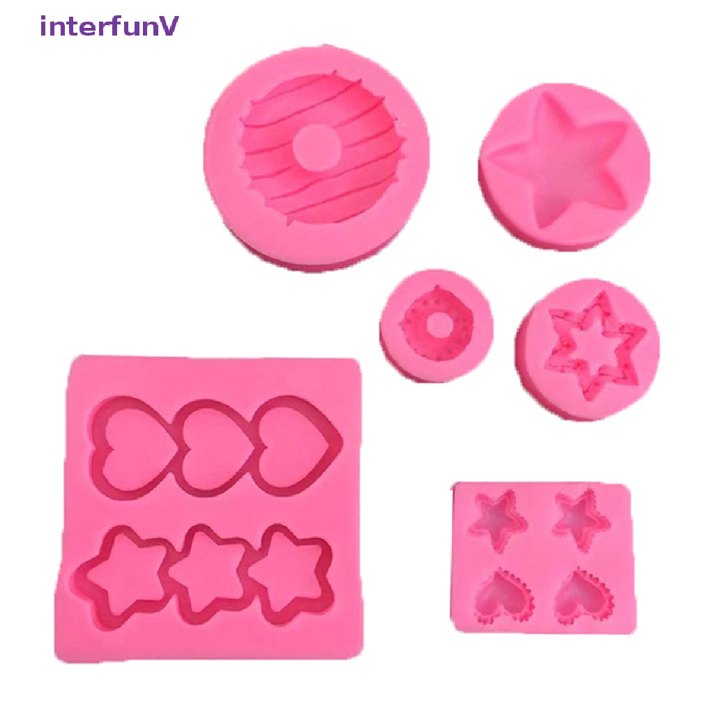 Khuôn Silicone Làm Bánh Donut / Sô Cô La / Kẹo Ngọt Tiện Dụng