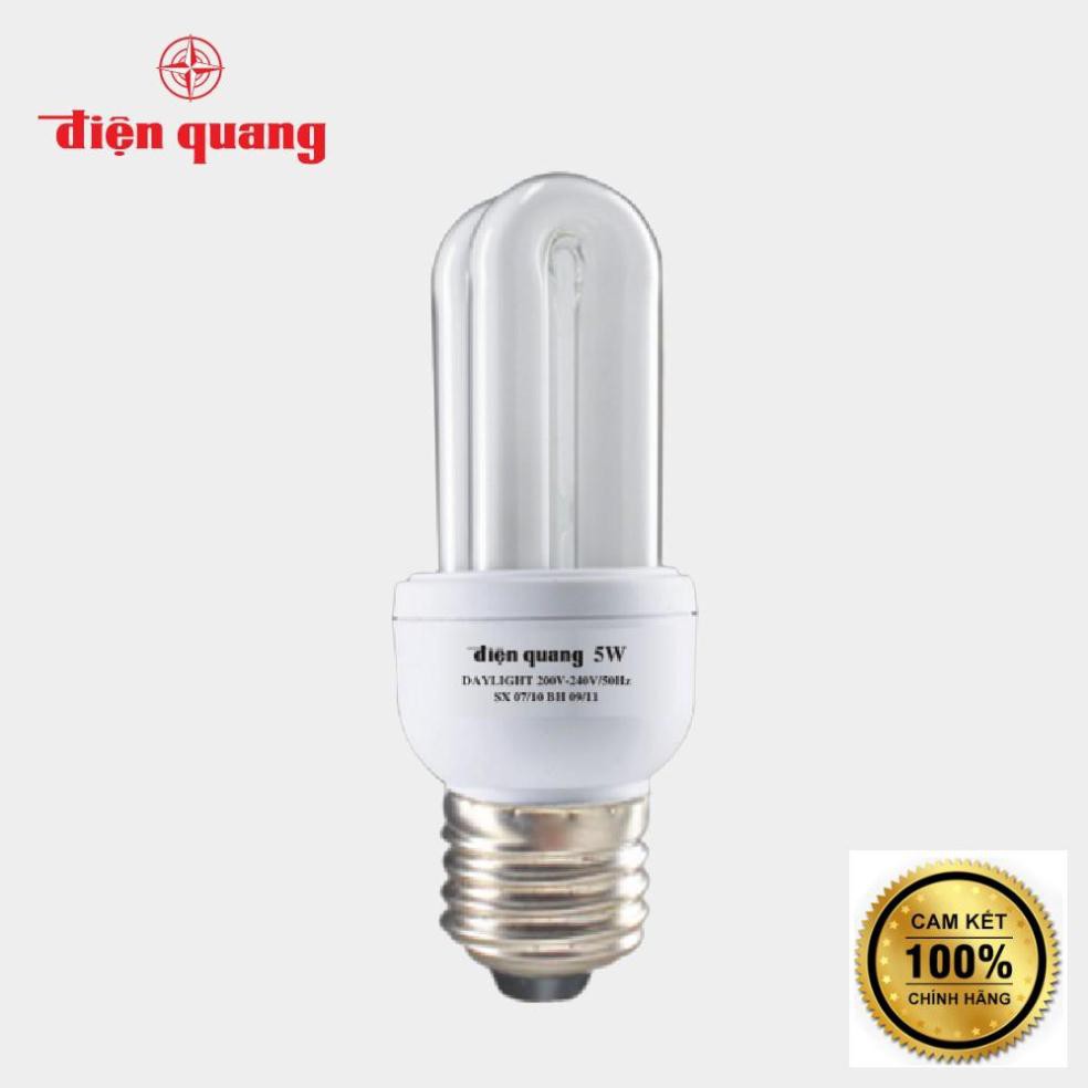 Đèn Compact CSN Điện Quang ĐQ-CFL-2U-T4-5W-E27 [Hàng sẵn]