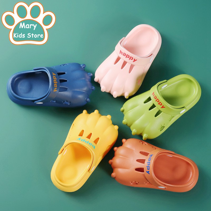 2021 Trẻ em Cat Paw Slippers Boys and Girls Beach Dép chống trượt Trẻ em EVA Dép đi trong nhà thoải mái