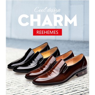 Giày da thật nam nhập khẩu Reehemes RH02