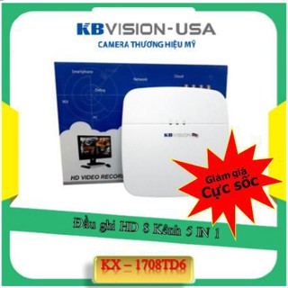 Đầu ghi 8 cổng 5 in 1 kbvision kx-7108td6_chính hãng