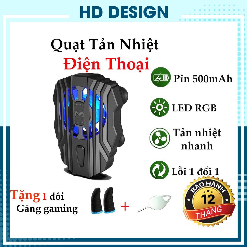 Quạt Tản Nhiệt Điện Thoại Chơi Game FL01- LED RGB - Bảo Vệ Điện Thoại - Tản Nhiệt Siêu Mạnh