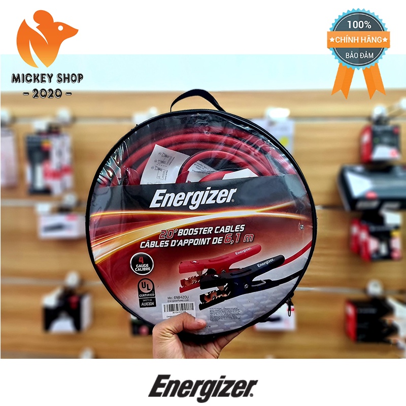 Dây cáp câu bình ô tô Energizer ENB-420U - 6,1 MÉT