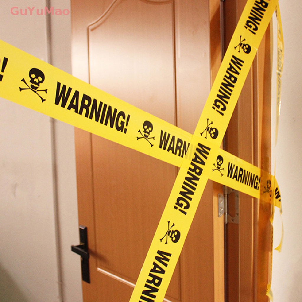 Cuộn Băng Keo Cảnh Báo Trang Trí Halloween 6Mx7.5CM