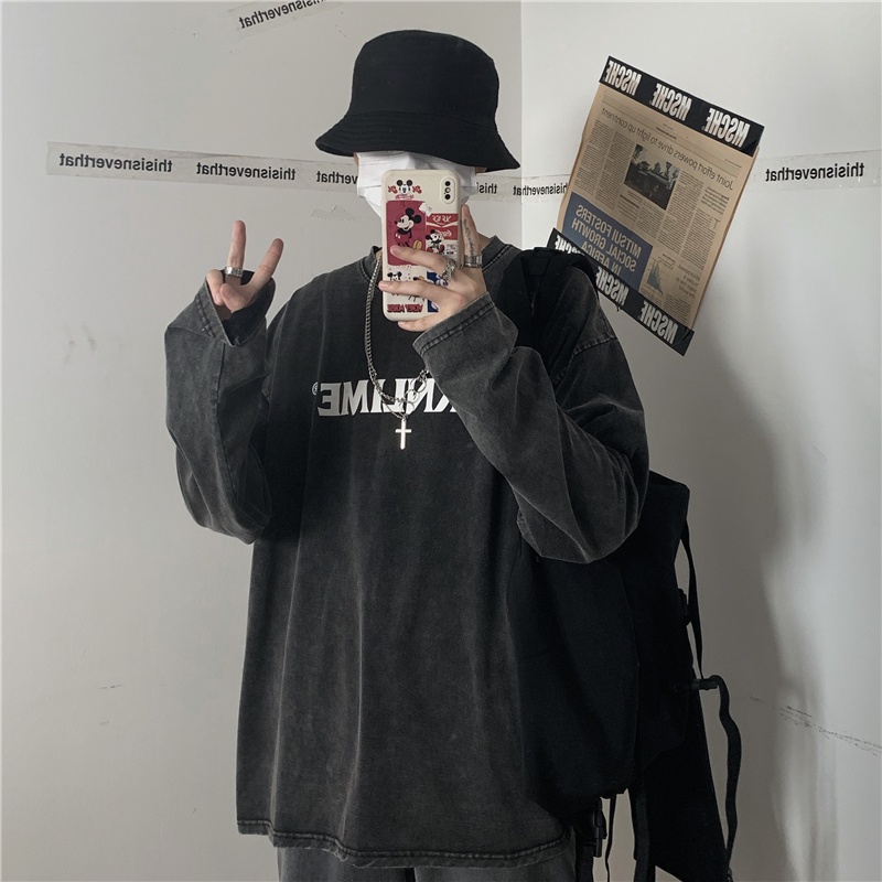 Áo sweater nữ form rộng, áo sweater hiphop form rộng tay dài loang mặc nhà đi chơi thời trang unisex ulzzang hàn quốc | BigBuy360 - bigbuy360.vn