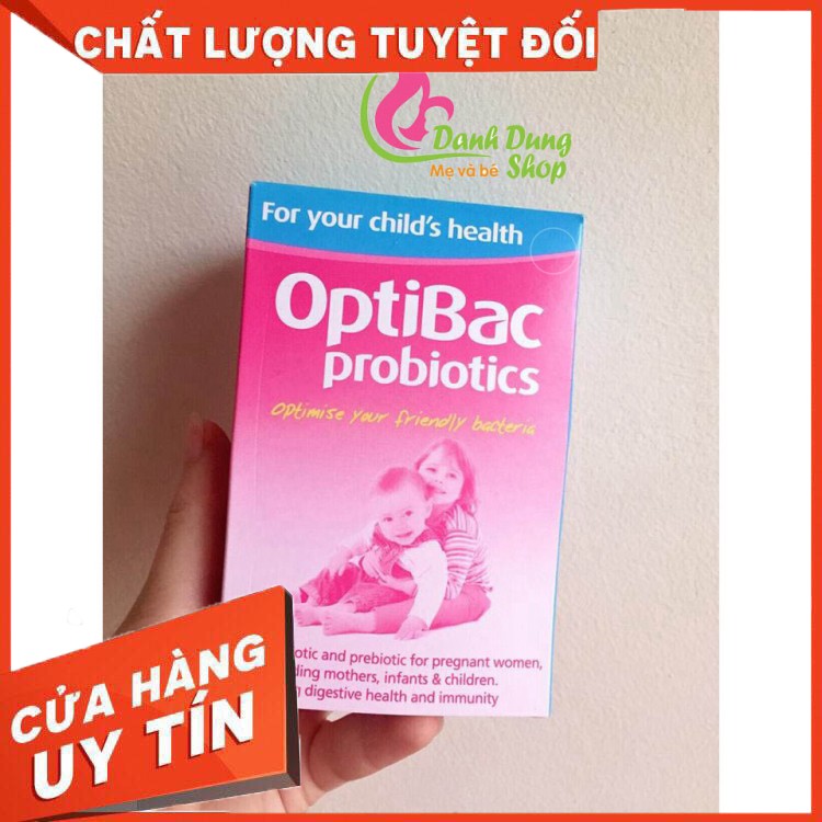 Men Vi Sinh OptiBac Hồng Cho Bé Từ Sơ Sinh (Anh) [DATE MỚI]