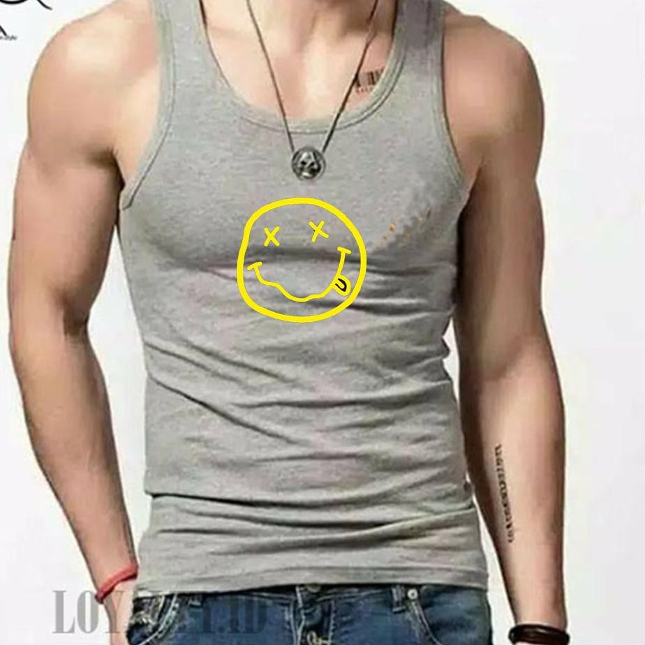 W0ui There Is 4 Áo Thun Nam In Hình SINGLET EMO XX POLYFLEX Mới Nhất