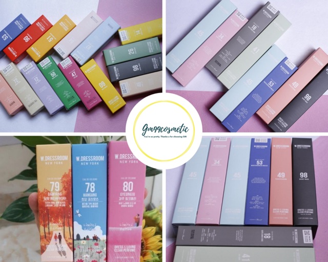 (NEW2021) Nước hoa xịt thơm W. Dressroom 100% Chính Hãng | Thế Giới Skin Care