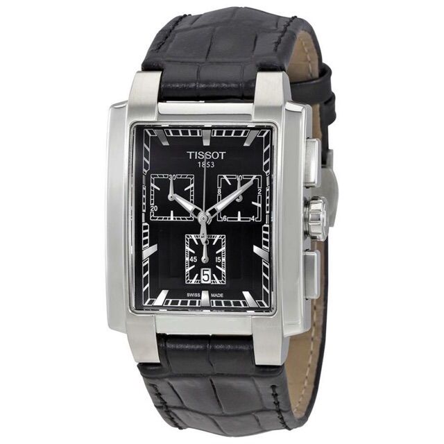 Đồng hồ TISSOT, dòng Classic TXL, mặt đen, có chức năng Chronograph (dành cho Nam)