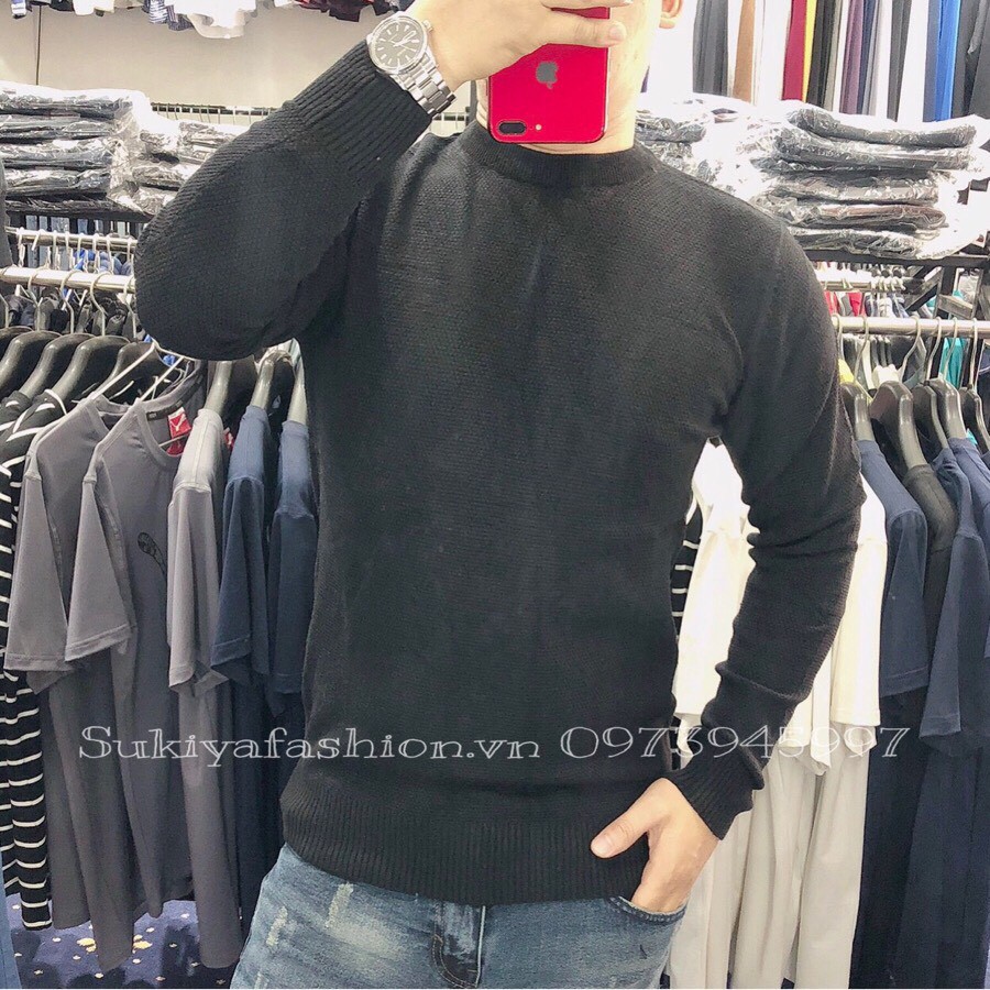 Áo len nam chất lông cừu mềm mại, dày dặn AL06 | BigBuy360 - bigbuy360.vn