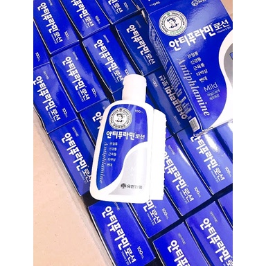 Dầu nóng xoa bóp Hàn Quốc Antiphlamine 100ml - chính hãng mẫu mới màu xanh