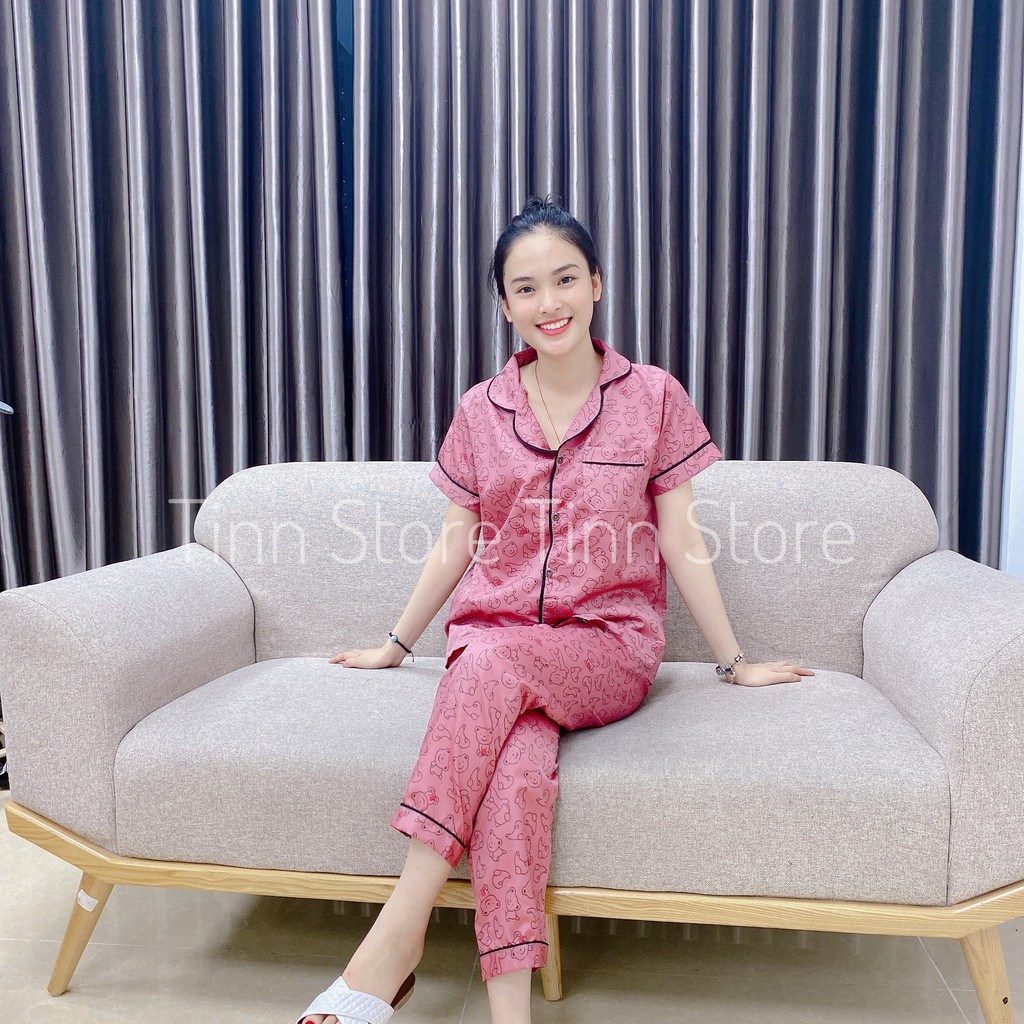 [XẢ SỐC BỘ ĐỒ NGỦ] ẢNH THẬT TỰ CHỤP BỘ PIJAMA KATE XUẤT THÁI SIÊU RẺ <65KG | BigBuy360 - bigbuy360.vn