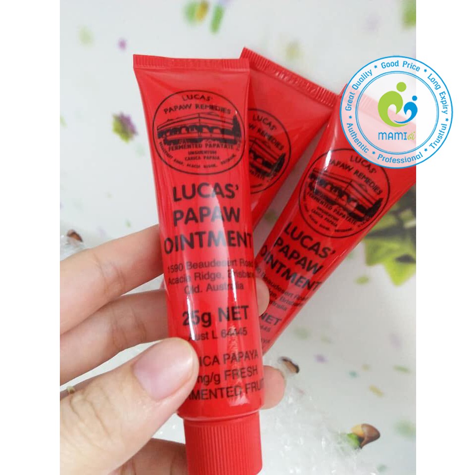 Kem đu đủ đa năng (25g/75g) chống khô nẻ môi, bỏng da, mẩn ngứa, mụn nhọn cho mọi lứa tuổi Lucas Papaw Ointment, Úc | BigBuy360 - bigbuy360.vn