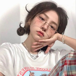 Korean Style Square-Frame Glasses