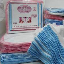 Sét 10 khăn xô sữa Kiba cao cấp siêu thấm, siêu mềm 2 lớp, 3 lớp, 4 lớp